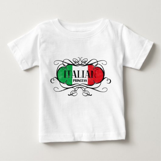 Shirt Italiaanse prinses (Voorkant)