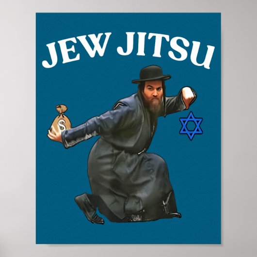 Shirt Jew Jitsu Poster (Voorkant)
