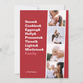 & Shirt kerst Kaart en lijst foto vakantie Kaart