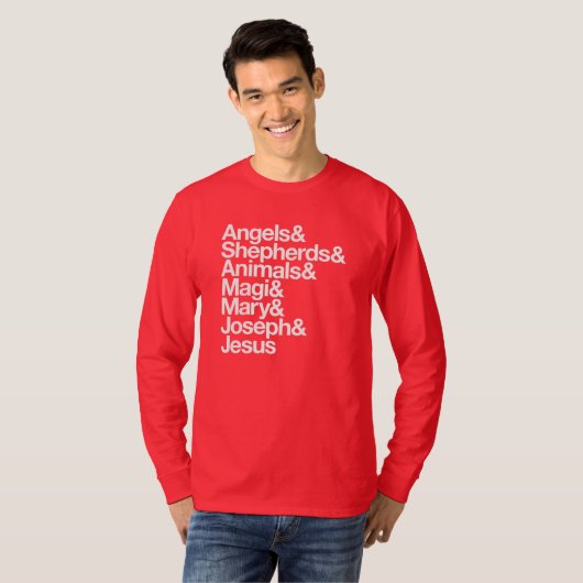 Shirt kerstboomkarakteristiek (Voorkant volledig)
