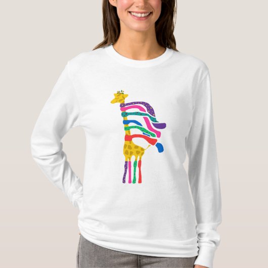 Shirt kerstGiraffe (Voorkant)