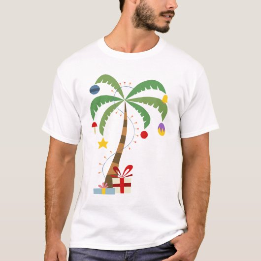 Shirt kerstpalmboom (Voorkant)
