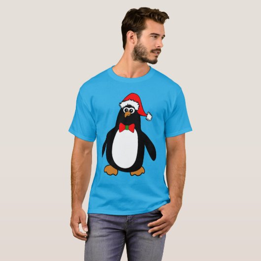 Shirt kerstpinguïn (Voorkant volledig)