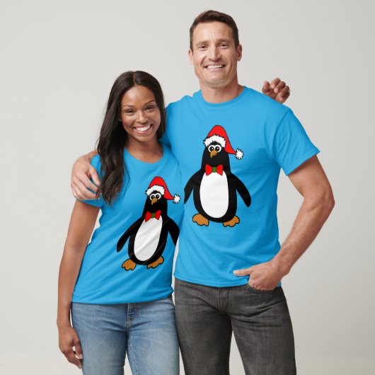 Shirt kerstpinguïn (Unisex)