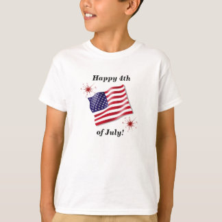 Shirt kind op 4 juli