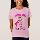 Shirt kinderkanker Chemo Girl (Voorkant)