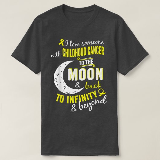 Shirt kinderkanker - Voorlichting over kinderkanke (Design voorkant)