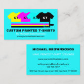 Shirt Kleding Goedkope Kleding Winkel RGB Blauwgro Contactkaartje (Voorkant / Achterkant)