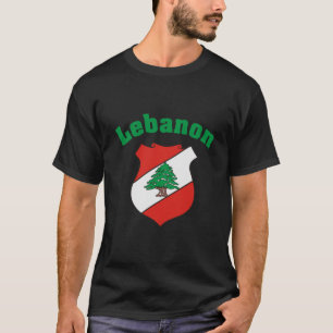 Shirt Libanese vlag