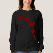 Shirt-liefdesoverhemden voor Valentijnse vrouwen Trui (Voorkant)