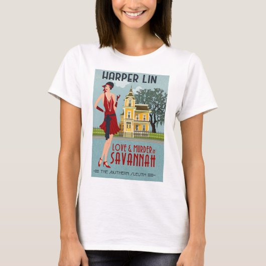 SHIRT Love and Murder in Savannah Southern Sleuth (Voorkant)