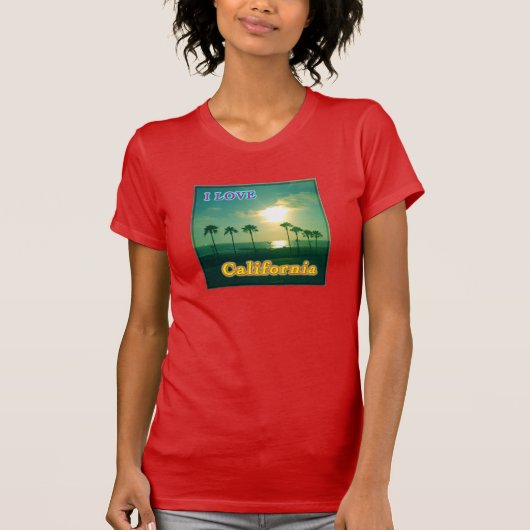 shirt "Lovely California 1" (Voorkant)
