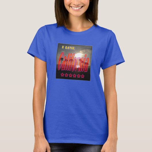 shirt "Lovely California 3" (Voorkant)