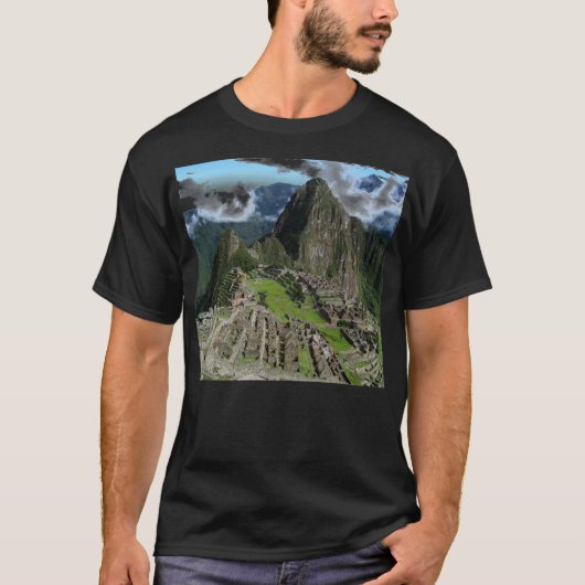 Shirt Machu Picchu Black (Voorkant)