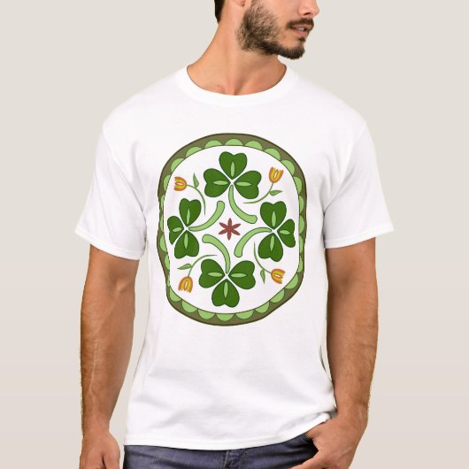 Shirt mannen - Irish Good Luck Hex (Voorkant)
