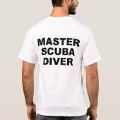 shirt "Master SCUBA Diver" (Achterkant)