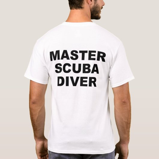 shirt "Master SCUBA Diver" (Achterkant)