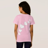 Shirt  meisje van Valentijnse meisjes - Aangepaste (Achterkant volledig)