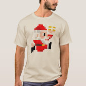 Shirt met 8 bits Kerstmis: mannen (Voorkant)