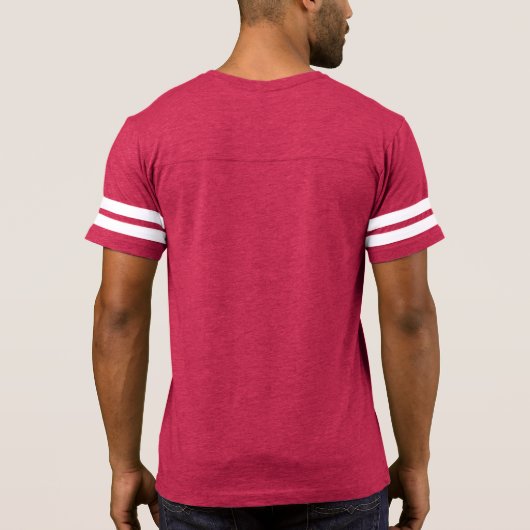 Shirt met 8 bits Kerstmis: mannen (Achterkant volledig)