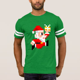 Shirt met 8 bits Kerstmis: mannen