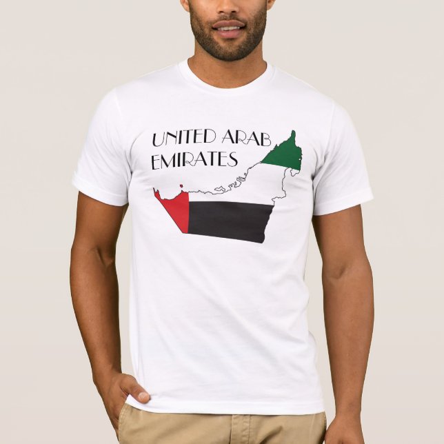 Shirt met de vlag van de Verenigde Arabische Emira (Voorkant)