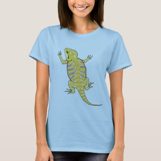 Shirt met draak (lichte kleuren) (Voorkant)