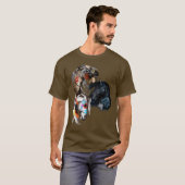 Shirt met drie paarden (Voorkant volledig)