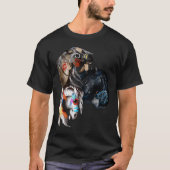 Shirt met drie paarden (Voorkant)