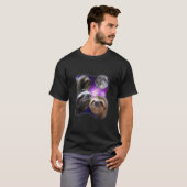 Shirt met drie sleuven: Parody Wolf Meme S (Voorkant volledig)