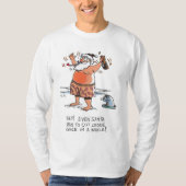 shirt met drink Santa Long-hoes (Voorkant)