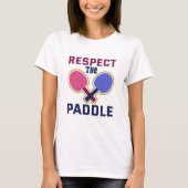 shirt met een grappige pickleball (Voorkant)