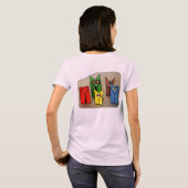 Shirt met een lange hoes voor snelle map met origa (Achterkant volledig)