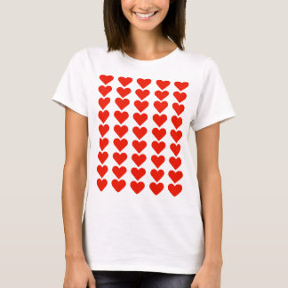 shirt met een patroon van liefde