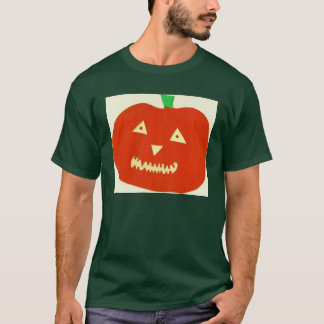 Shirt met gloeiende pompoen
