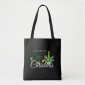 Shirt met groene kerstmis tote bag (Voorkant)