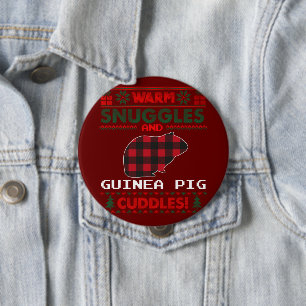 Shirt met guinese kerstcadeautjes in Pajama Ronde Button 4,0 Cm