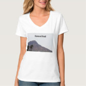 Shirt met Iconic Diamond Head Hawaii (Voorkant)