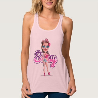 Shirt met ingesloten schaar