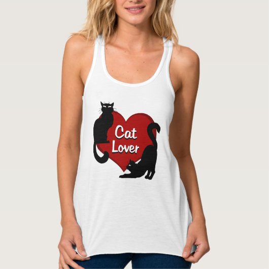 Shirt met kattendeksel voor Tanktop van dames (Voorkant)