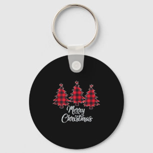 Shirt met kerstbomen Rood Buffalo Pset Chris Sleutelhanger