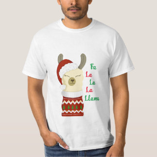 Shirt met kerstllama