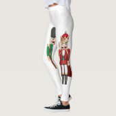 Shirt met kerstmis-bont leggings (Links)