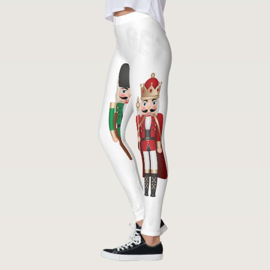Shirt met kerstmis-bont leggings (Links)