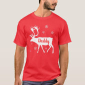 Shirt met kerstmis van rendierpappie (Voorkant)