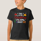 Shirt met kerstpajama (Voorkant)