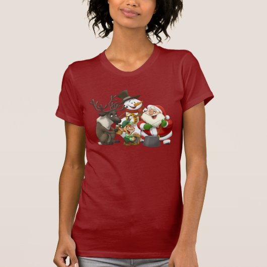 Shirt met kersttang (Voorkant)
