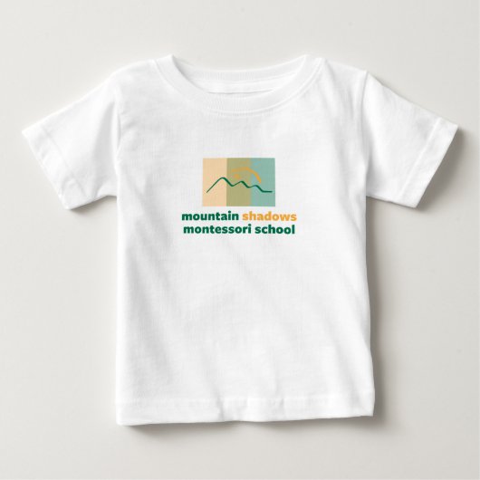 Shirt met korte hoes van MSMS Toddlers (groot logo (Voorkant)