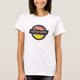 Shirt met lange hoed bij vrouwen - laat stemmen bi
