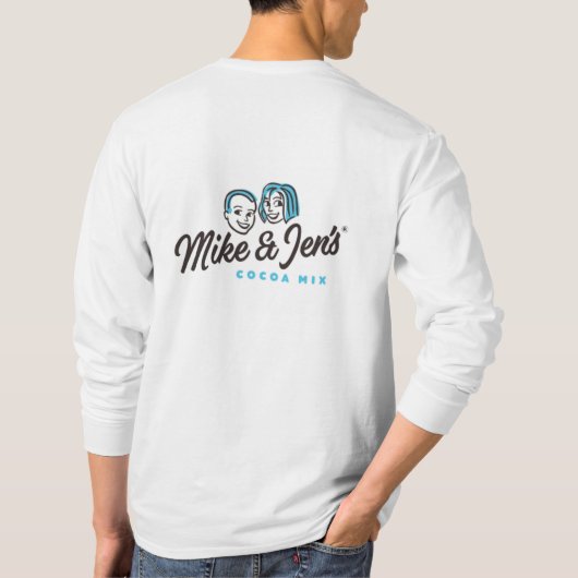 Shirt met lange hoes (Achterkant)